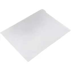 FolderSys Sichttasche light mit Abheftrand A4 quer Steckverschluss farblos neutral