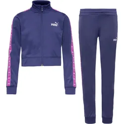 PUMA ESSENTIALS TAPE Trainingsanzug Mädchen | Gr. 176 | blau - blau