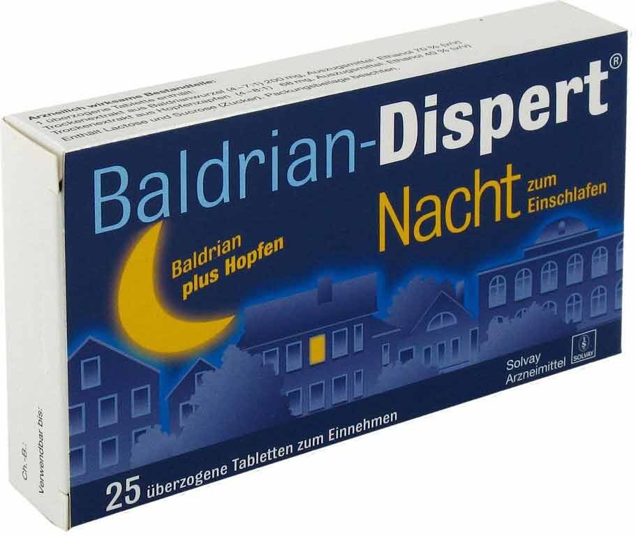 Baldrian-Dispert Nacht zum Einschlafen