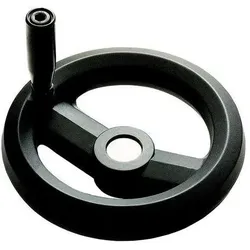 RS PRO, Zubehör Befestigungstechnik, Two spoke handwheel+revolving handle