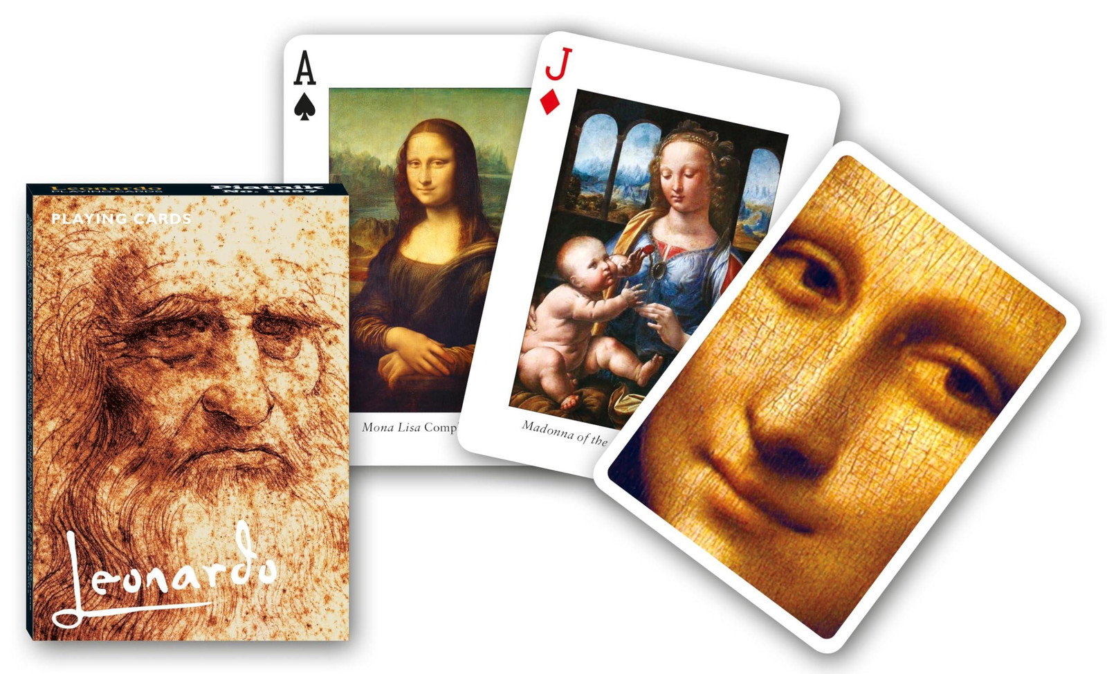 Piatnik Speelkaarten Leonardo da Vinci - 55 kaarten