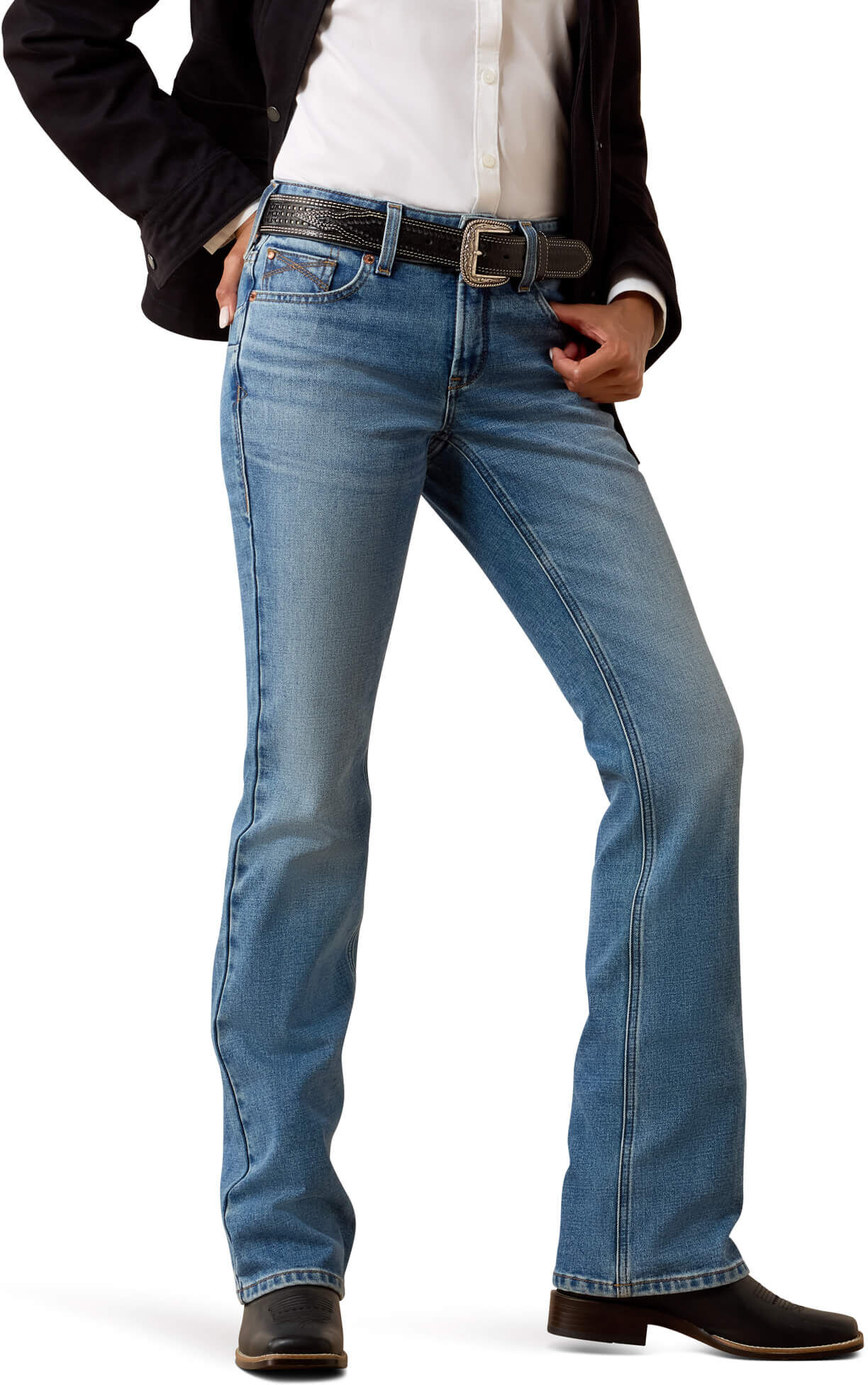 Women's Perfect Rise Acclimatize Nayelli Boot Cut Jeans in Panama, Size: 25 Regular by Ariat