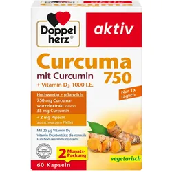 Doppelherz Curcuma 750 Kapseln 60 St