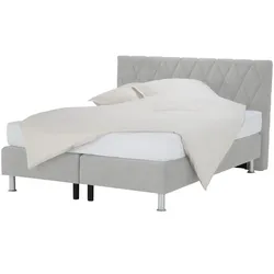vanDoorn Boxspringbett   ¦ silber ¦ Maße (cm): B: 174 H: 109