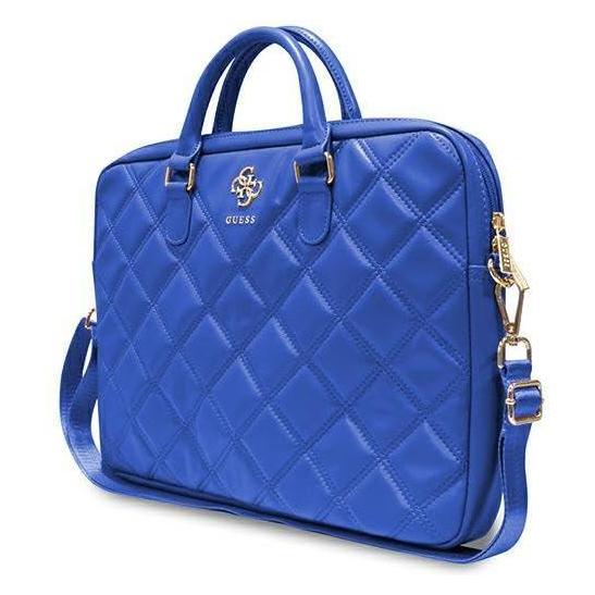 Guess Torba GUCB15ZPSQSSGB 16" niebieski/blue Quilted 4G (16") (1467198017)
