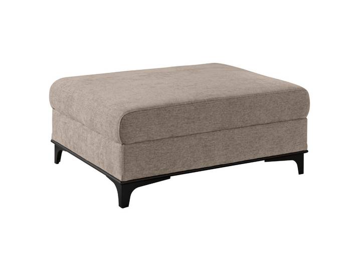 Stylife Hocker, Greige, Holz, Metall, Buche, massiv, rechteckig, 100x41x78 cm, Stoffauswahl, Wohnzimmer, Hocker, Sitzhocker