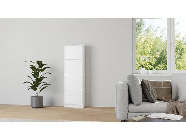Maßgefertigtes Highboard MDF Beschichtet MDF Weiß matt