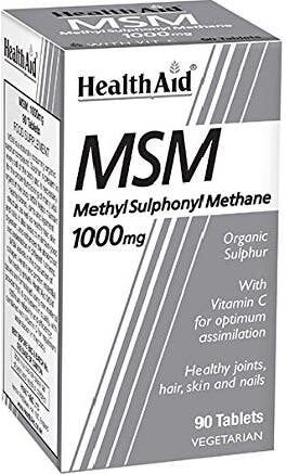 HealthAid Health Aid Msm Metilsulfonilmetano 1000 mg 90 Comp.