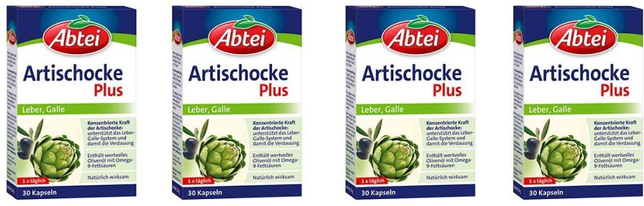 Abtei Artischocke Plus Kapseln 4x30stk