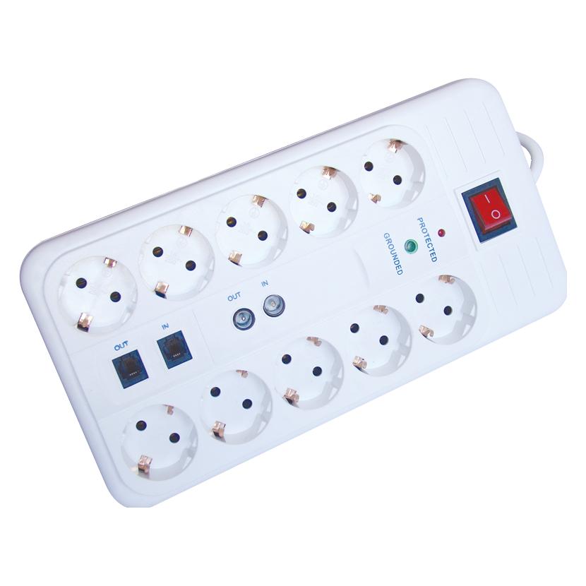 Tracon Allgemeines Produkt (10x, CEE 7/3, 3 m) (TR-HNKTM10-3M-KT)