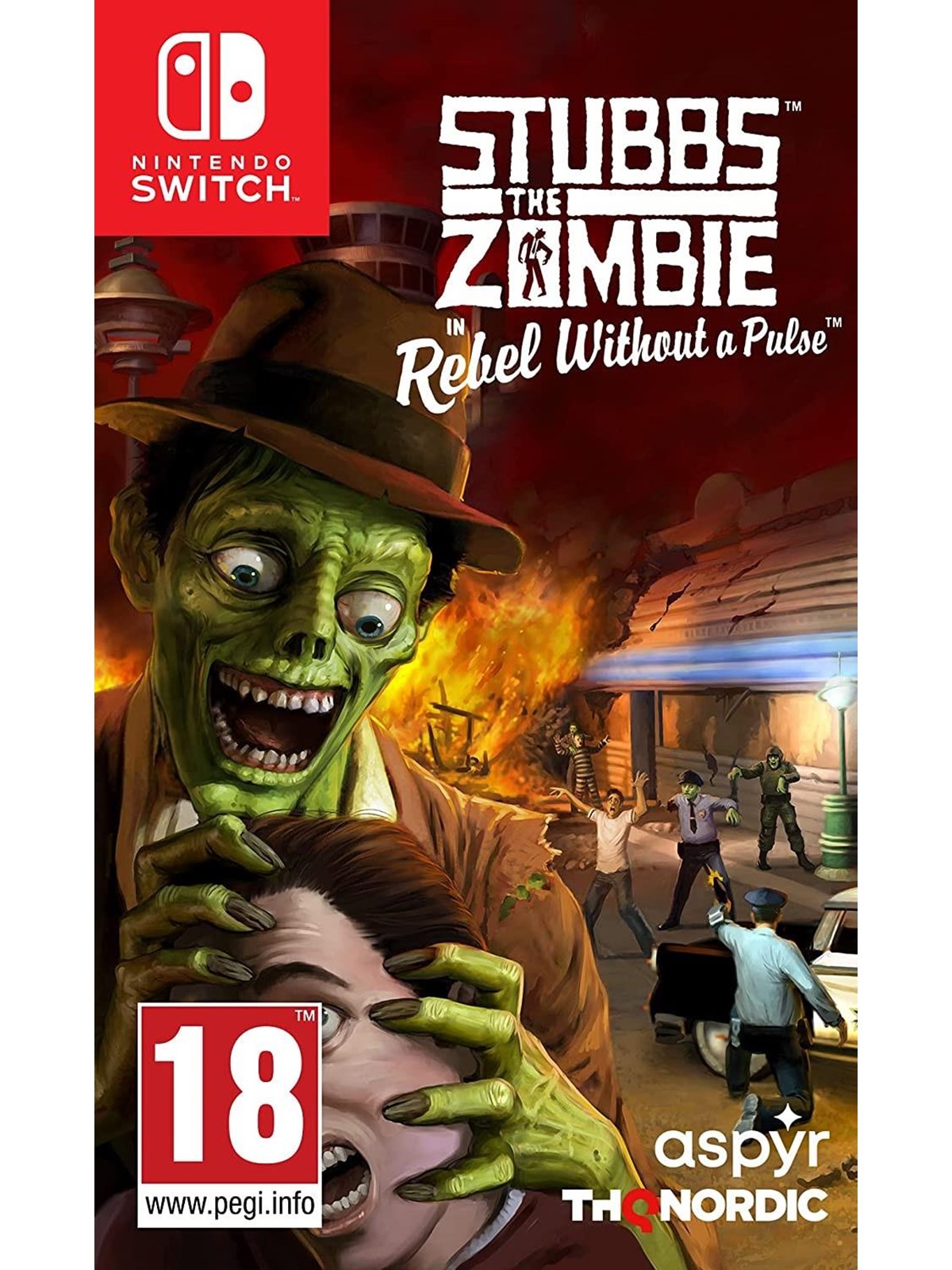 Stubbs the Zombie in Rebel Without a Pulse - Nintendo Switch - Action - PEGI 18