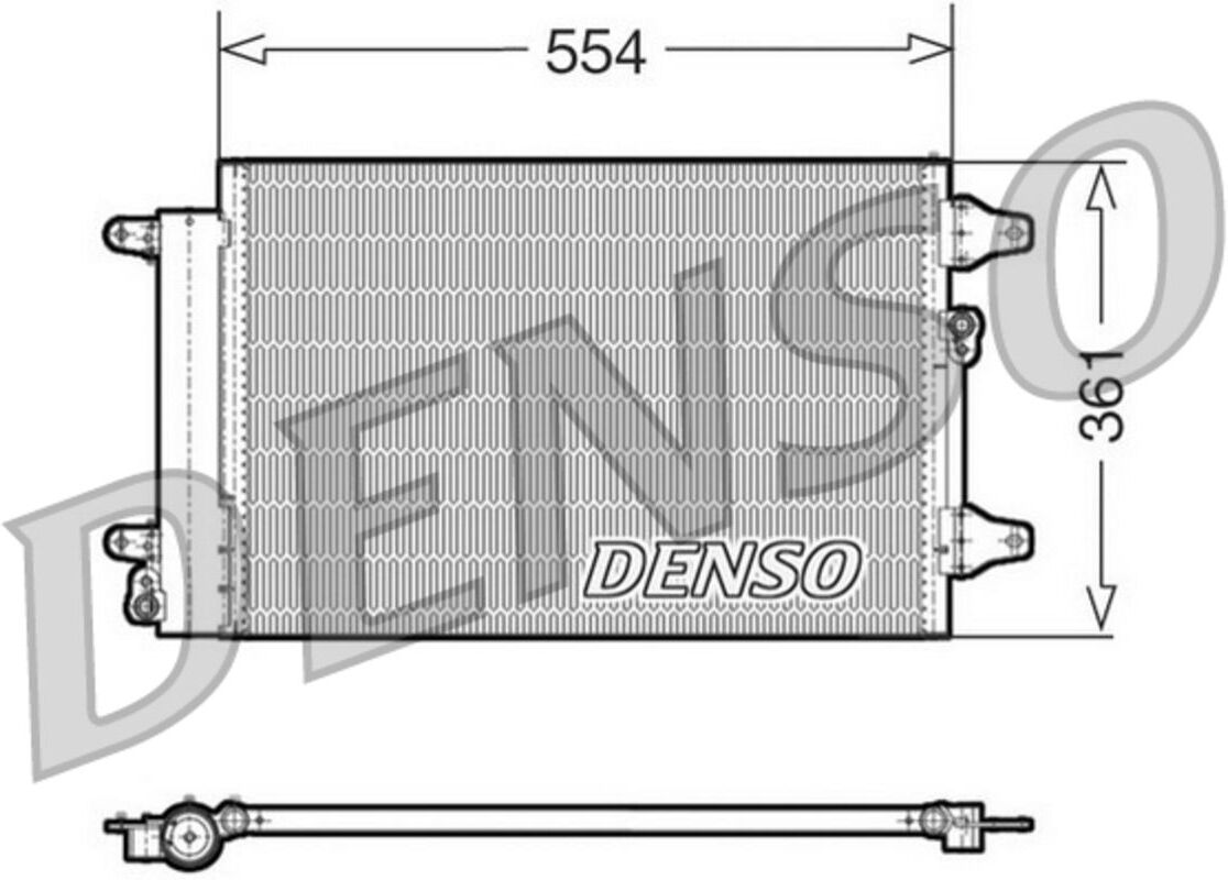 Condenseur, climatisation DENSO DCN32015