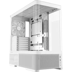 Antec C6 Curve Air Mid-Tower ATX Case, white (ATX, ITX, mATX), PC Gehäuse, Weiss