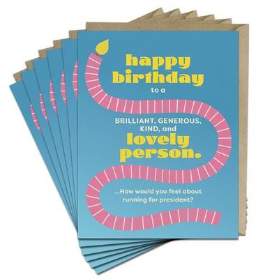 6-Pack Em & Friends Lovely Person Birthday Greeting Cards, Taschenbuch von Em & Friends, Knock Knock, 978-1-64246-572-3
