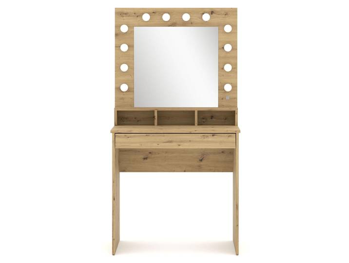 Meuble de salle de bain Homlando Broadway 80\, finition chêne artisanal