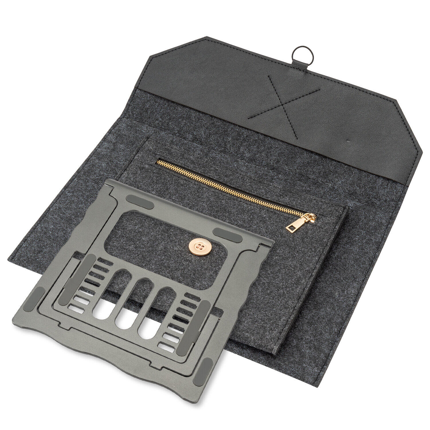 4Smarts Laptop / Tablet Ergo Workspace Bundle, dunkelgrau 4S541859