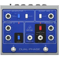 Behringer Dual-Phase (Gitarre, Keyboard), Effektpedal, Silber