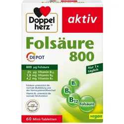 Doppelherz Folsäure 800 DEPOT 60 St