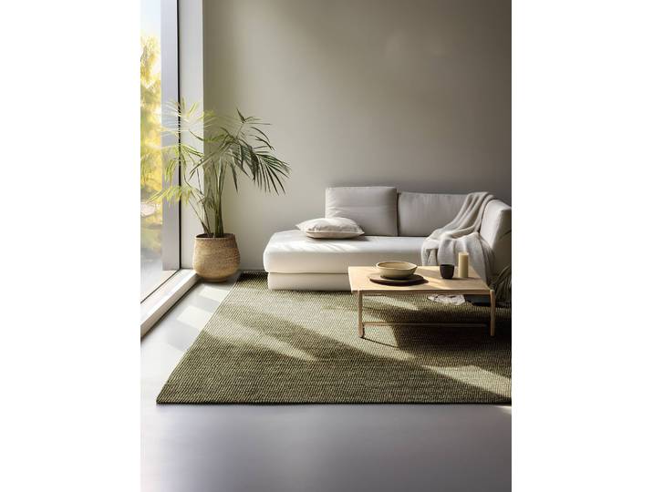 Tapis en jute Jaipur Vert/Vert 80 x 150cm Jute