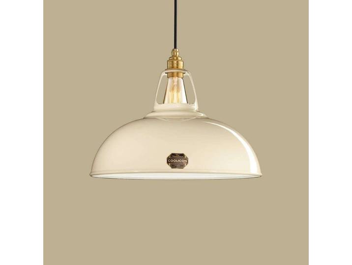 Large 1933 Design Pendelleuchte Classic Cream - Coolicon - Wohnzimmer - Metall