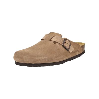 Pantolette ROHDE "Rohde Pantoletten Veloursleder", Herren, Gr. 45, camel, Veloursleder, Schuhe Pantolette