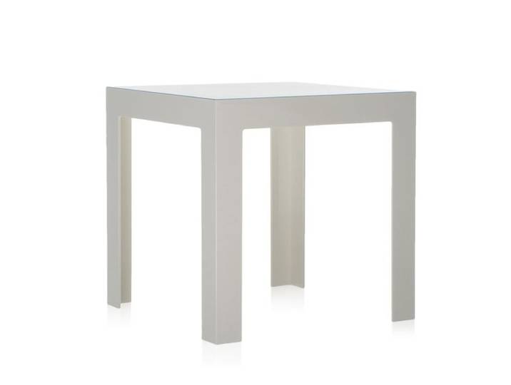 KARTELL table basse JOLLY (Blanc brillant - Polycarbonate coloré dans la masse)