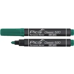 Permanentmarker grün 1-4 mm wasser/abriebf.  Classic Perma.Marker 520/36