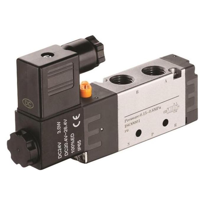 RS PRO RV, G1/8 Pneumatik-Magnetventil, Magnet/Fed (2351242)