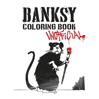Banksy Coloring Book, Taschenbuch von Magnus Frederiksen, Dokument Press