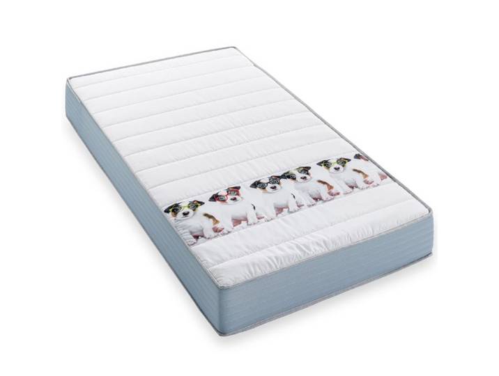 Puppy ADO . Matelas mousse 90x190 cm. Soutien Mi-ferme. Épaisseur epaisseur 18 cm – Fabriqué en Belgique