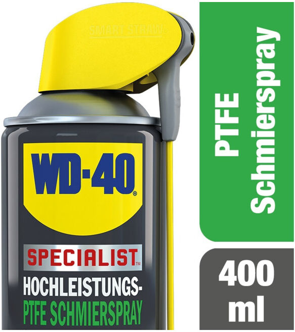 Spray PTFE haute performance jaune foncé NSF H2 400 ml bombe aérosol WD-40 SPECI (49396)
