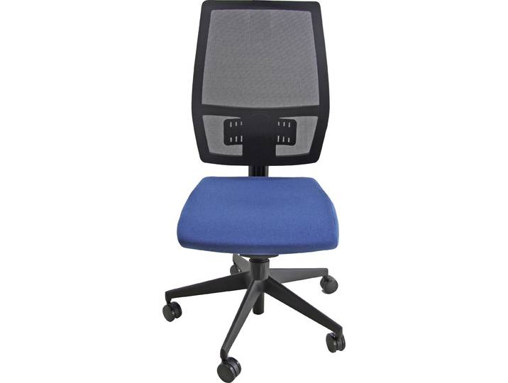 Chaise de bureau ergonomique Mélania maille filet / tissu Bleu
