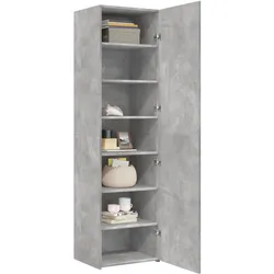 vidaXL, Kommode + Sideboard, Qukonica (mit 6 Regalböden) (42.50 x 42.50 x 185 cm)
