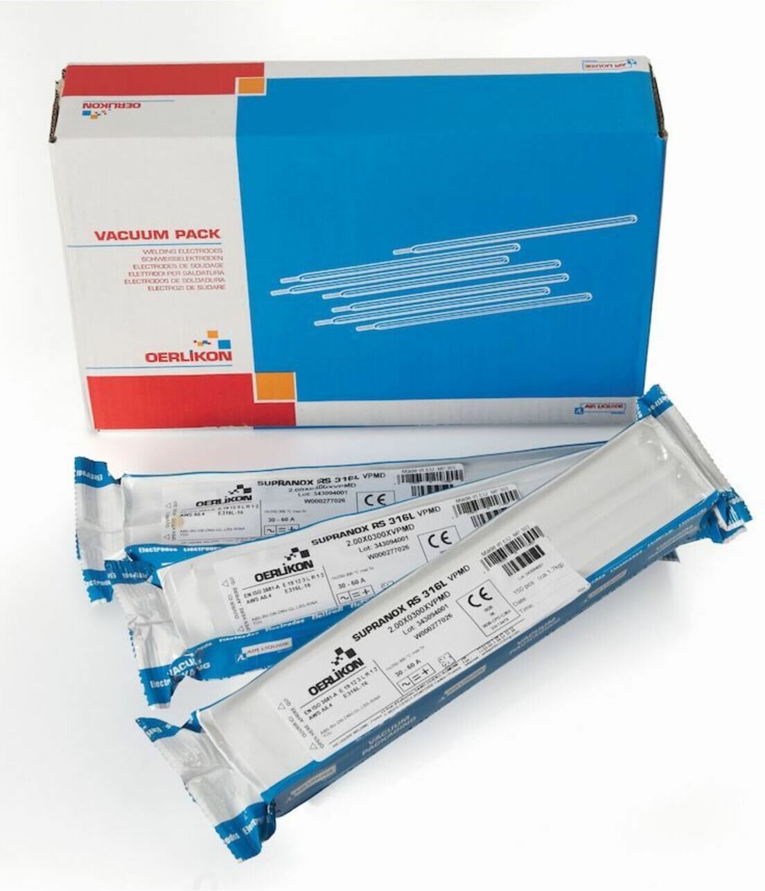 StabelektrodeSupranox308L 3,2x350mm hochlegiert rutil-umhüllt 4,2kg ; Industrial Quality Supplies (W000375888)