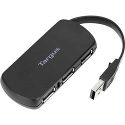 Targus ACH114EU USB-Hub 4 Port USB-A USB 2.0 480 MBit/s Schwarz Targus - Hub - 4 x USB 2.0 - Desktop