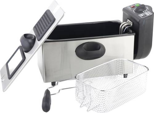 Elta DF-2100.3 Fritteuse 3l 2000W Sichtfenster Edelstahl