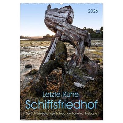 Letzte Ruhe Schiffsfriedhof (Wandkalender 2026 DIN A2 hoch), CALVENDO Monatskalender