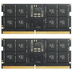 Teamgroup MODULO MEMORIA RAM S/O DDR5 32GB PC5600 ELITE (1 x 32GB, 5600 MHz, DDR5-RAM, SO-DIMM), RAM, Schwarz