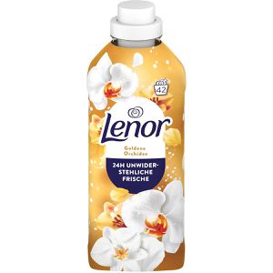 Lenor Weichspüler Goldene Orchidee, 24h Wohlfühlfrische, 882 ml, 42 Waschladungen