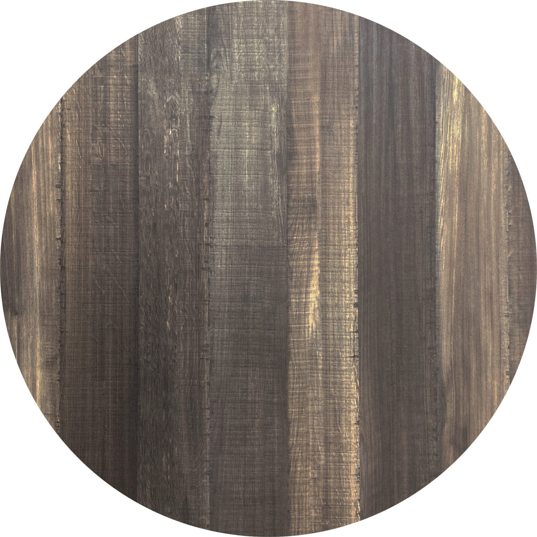HPL Tischplatte Tropical Wood Ø120 cm