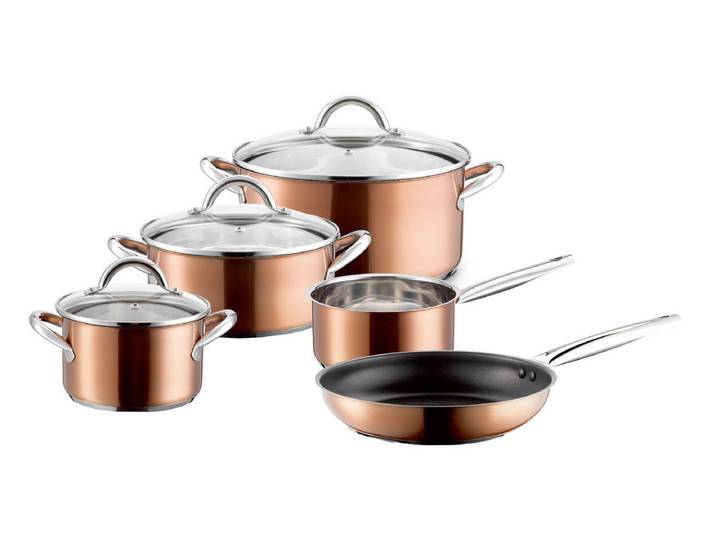 Mäser Kochtopf-Set 8-tlg edelstahl