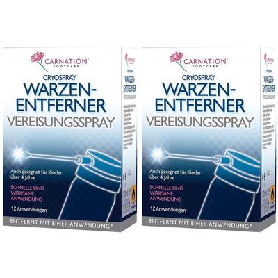 Warzenentferner Carnation Vereisungsspray 2x 2x50 ml Dosieraerosol