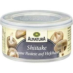 Alnatura Gemüseaufstrich Pastete, BIO, glutenfrei & vegan, mit Shiitake-Pilzen, 125 g
