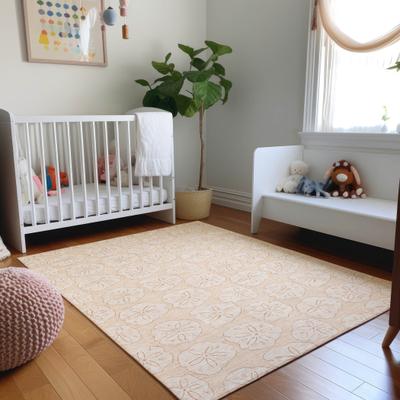 Addison Rugs Premium Washable Super Soft Coastal Seashell Imprints Mayfield Rug