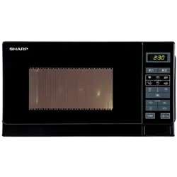 Sharp R742BKW, Mikrowelle, Schwarz
