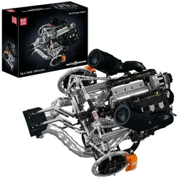 Mould King JZK V8 Hyper Engine - Klemmbausteine
