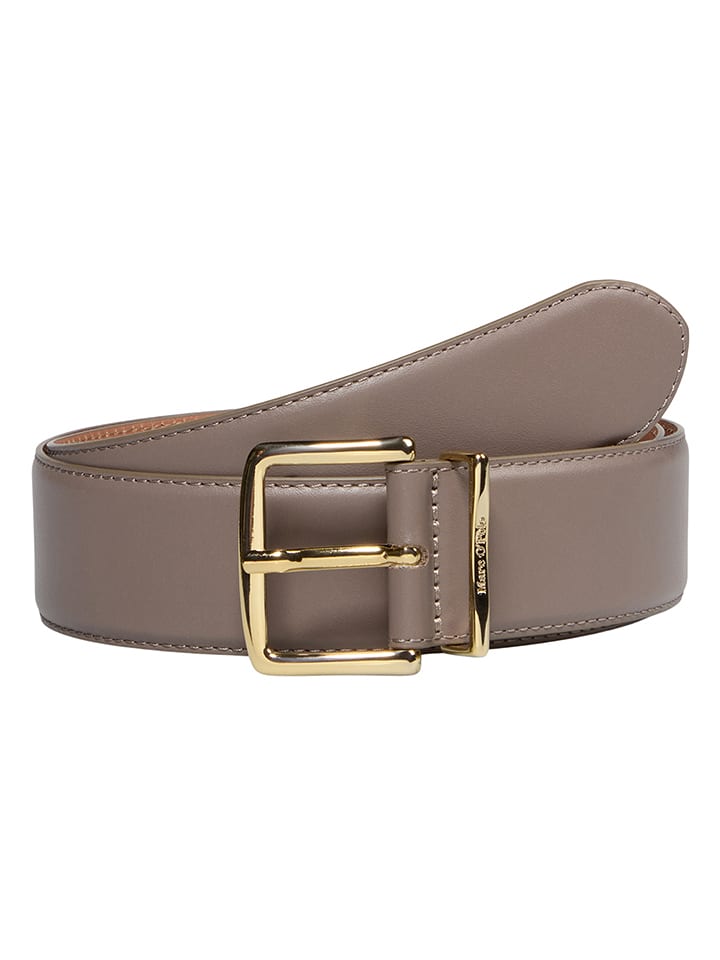 Marc O´Polo Leder-Gürtel in Taupe - 80