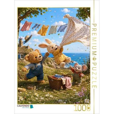 CALVENDO Puzzle Waschtag | 1000 Teile Lege-Größe 64 × 48 cm Foto-Puzzle für glückliche Stunden
