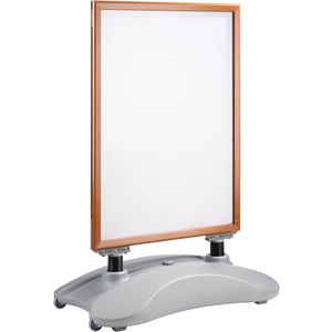 Böttcher-AG Kundenstopper DIN A1, 32 mm Profil, Holzoptik