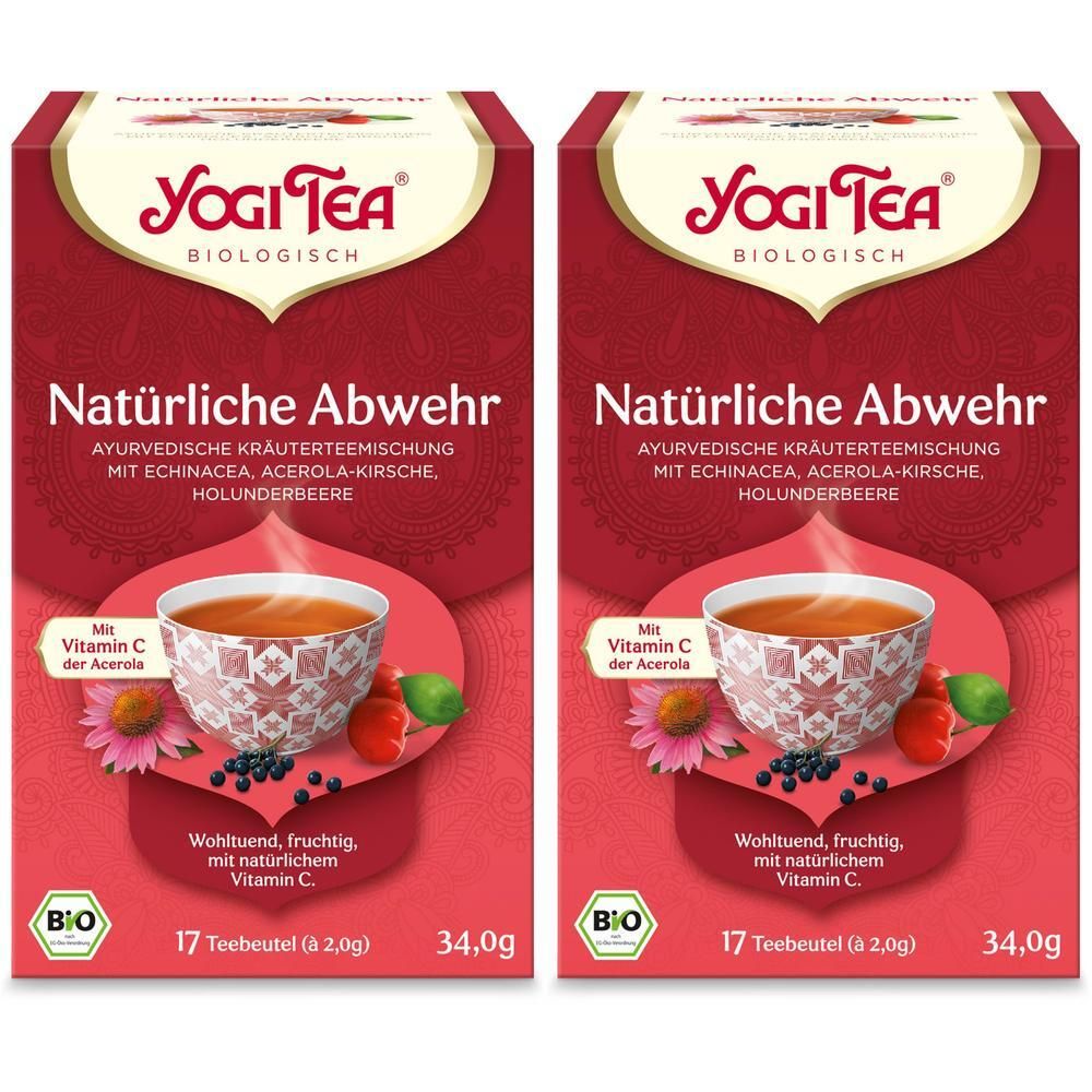 Yogi TEA Natuerli Abwehr Bio 2x 2x17x1,8 g Filterbeutel